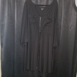 Black Drawstring Dress